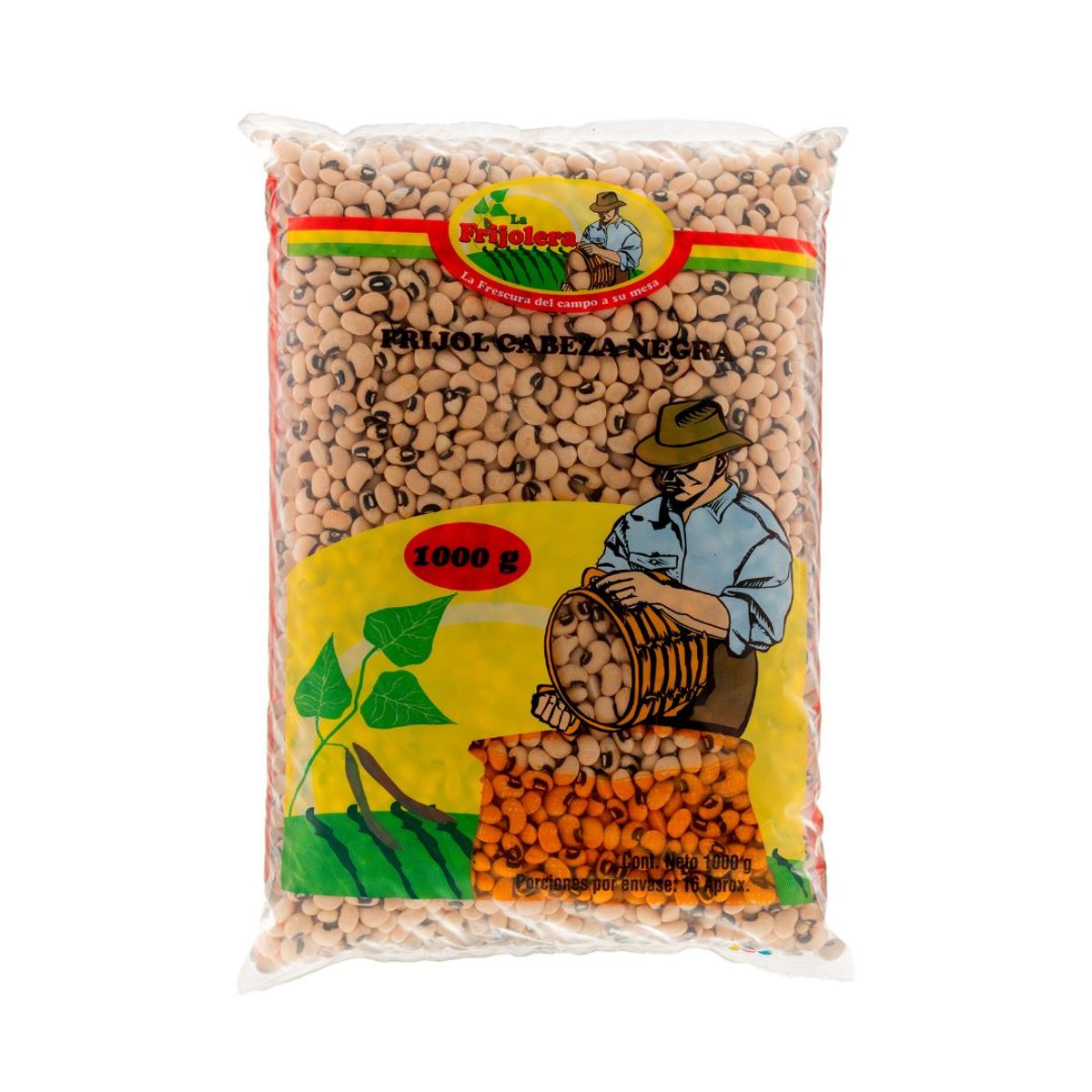 10X Frijol Cabeza Negra La Frijolera x 1000 Gr