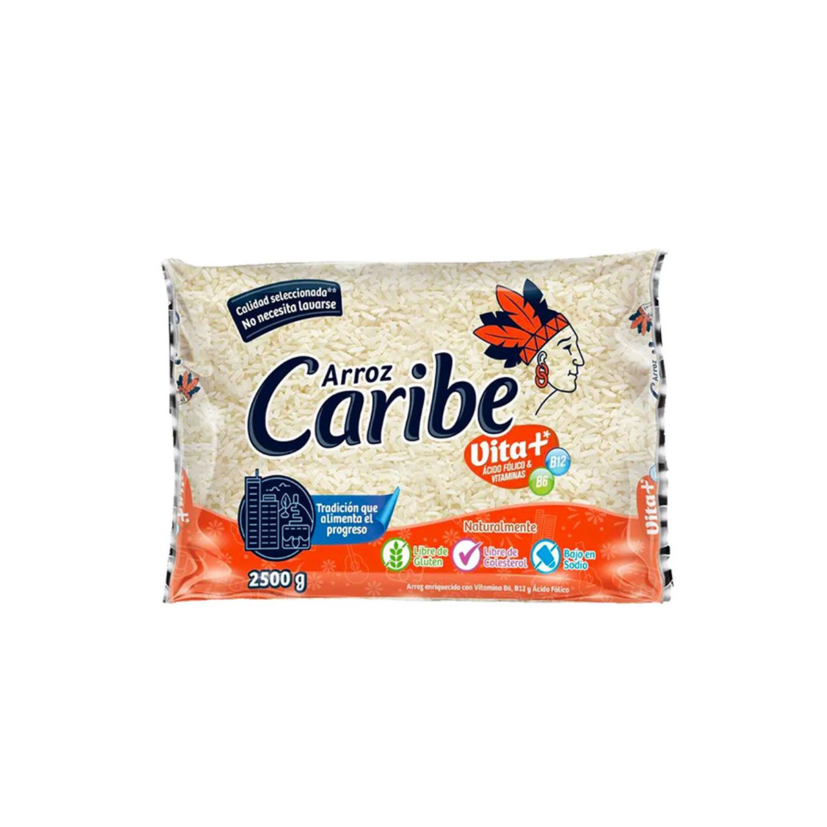 10X Arroz Caribe Vita+ x 2.500 Gramos Bolsa
