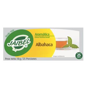 Aromática Albahaca Línea Institucional Jaibel x 25 Und - Unidad