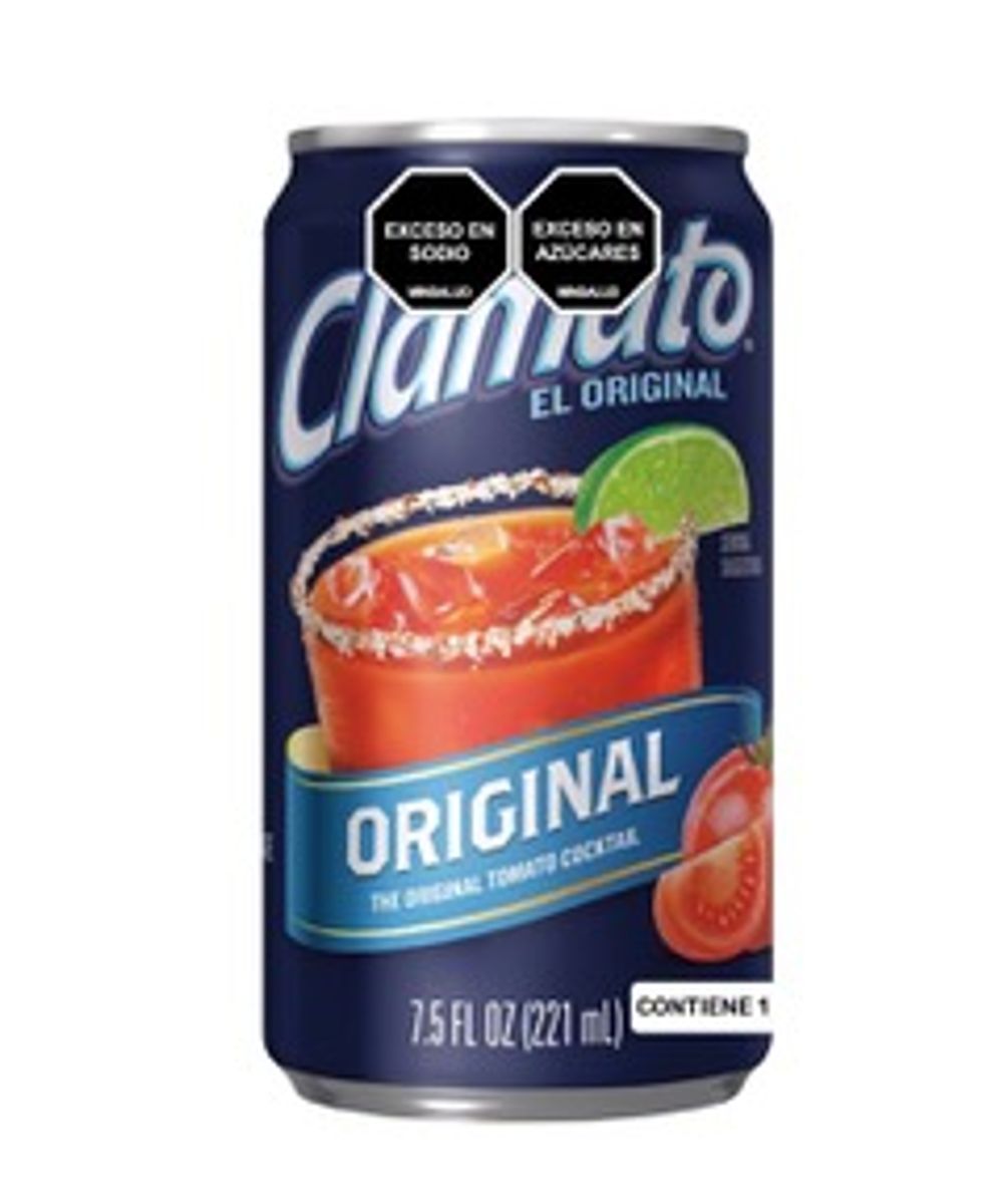 10X Jugo De Tomate Clamato x 221 ML Lata