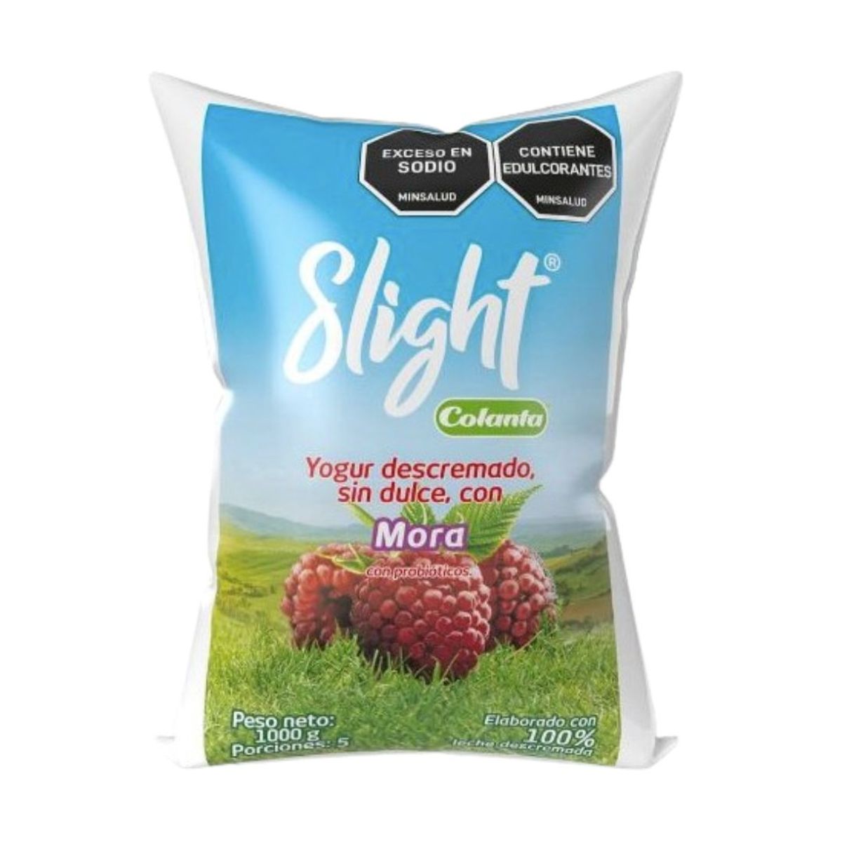 10X Yogurt Slight Mora Colanta x 1lt