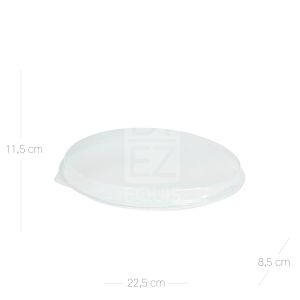 Tapa Cazuela Traslúcido 12-16 Oz x 25 Unid x Paquete - Paquete
