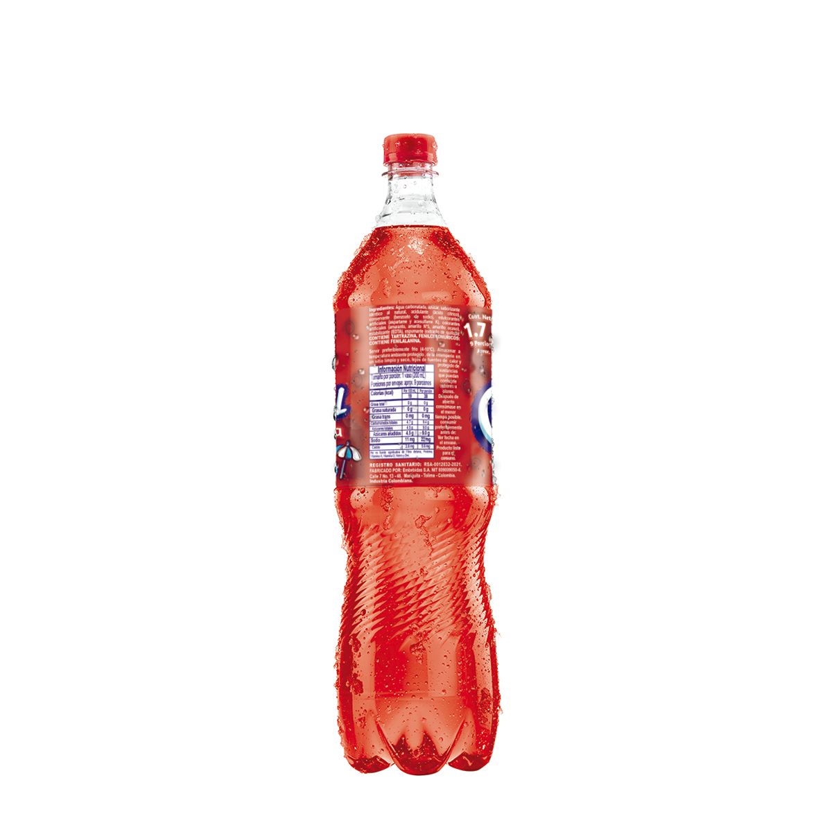 10X Gaseosa Kola Roja Glacial x 1700 Ml x 8 Und Pet