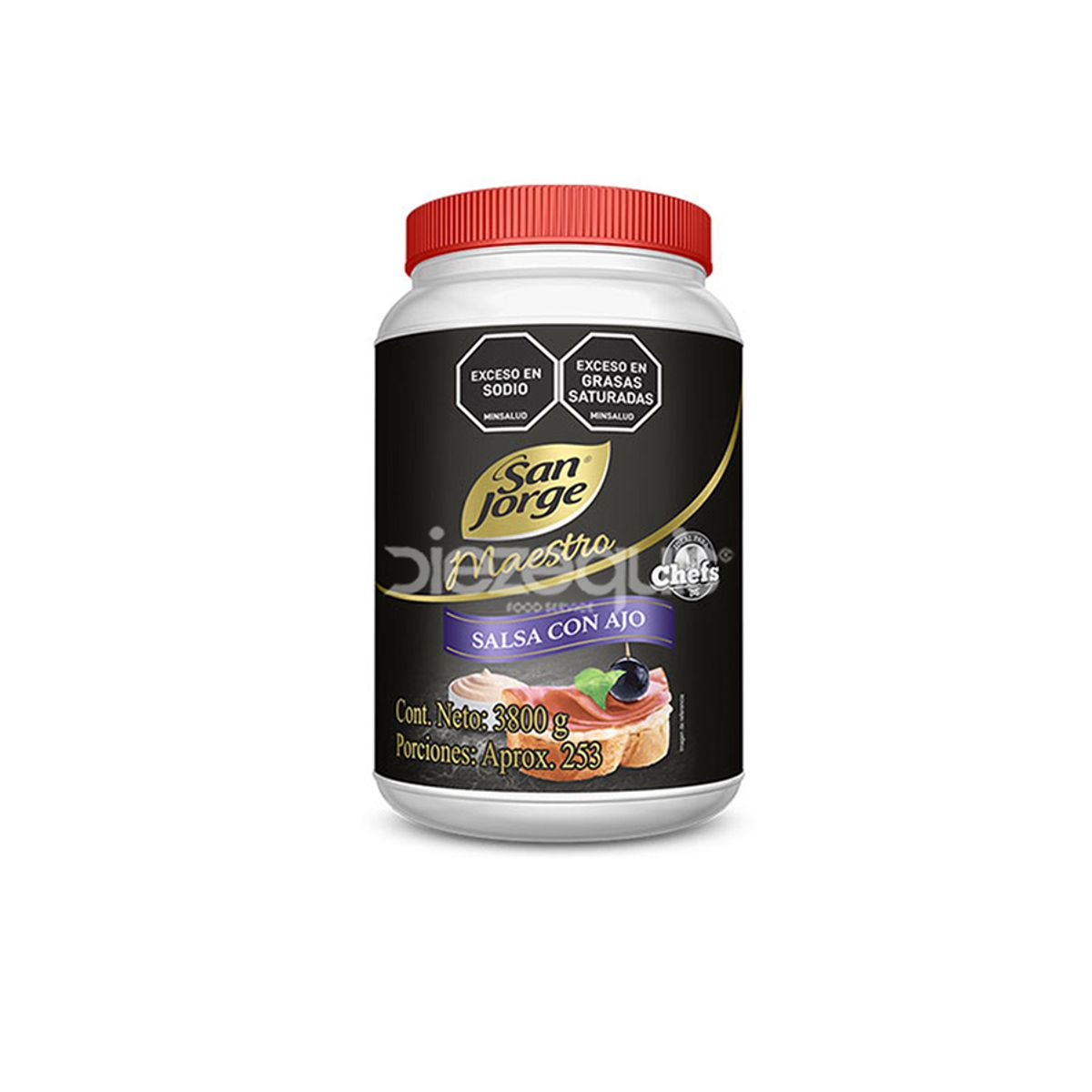 10X Salsa De Ajo San Jorge x 3800 Gr Pet