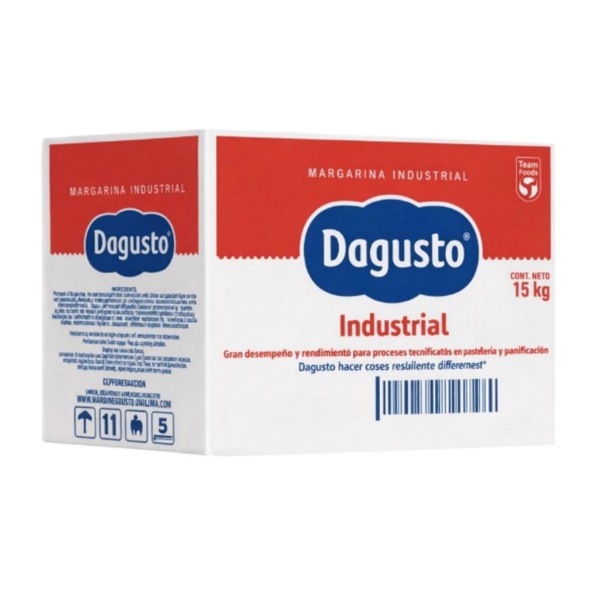 10X Margarina Industrial CC Dagusto x 15 Kg