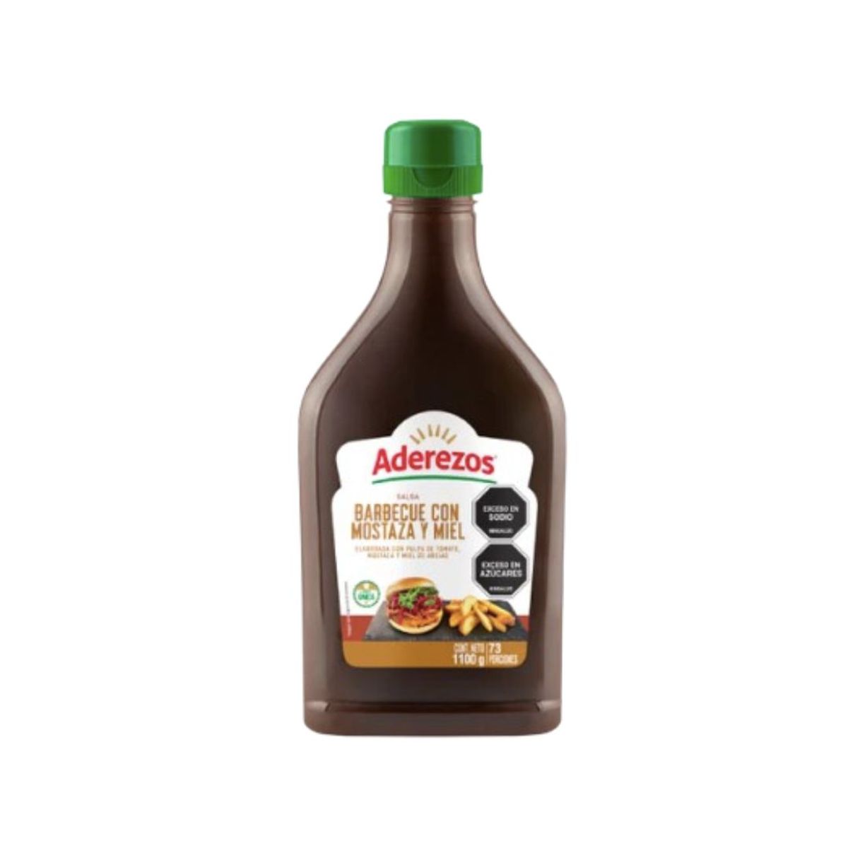 10X Salsa BBQ Mostaza y Miel Aderezos x 1100 Gr Pet