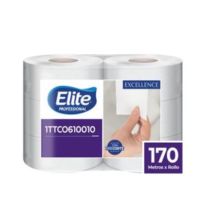 Papel Higiénico Jumbo TH Extra Blanco Elite 610010 (34163)  x 170 Mts x 6 Rollos - Paca - Unidad