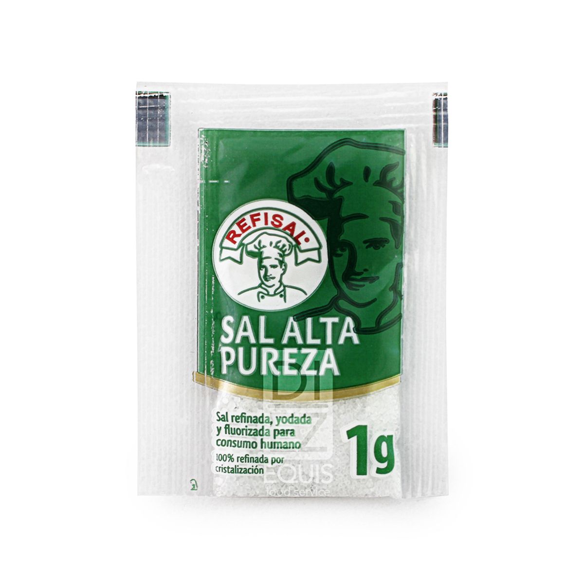 10X Sal Sobre Refisal 1 Gr x 500 Und