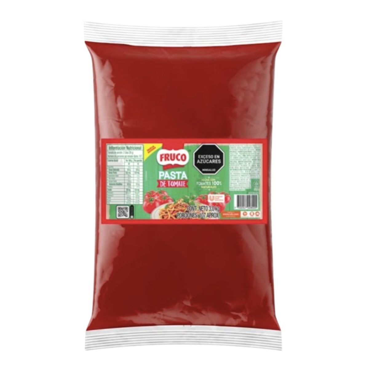 10X Pasta Tomate Fruco Bolsa x 3000 Gr
