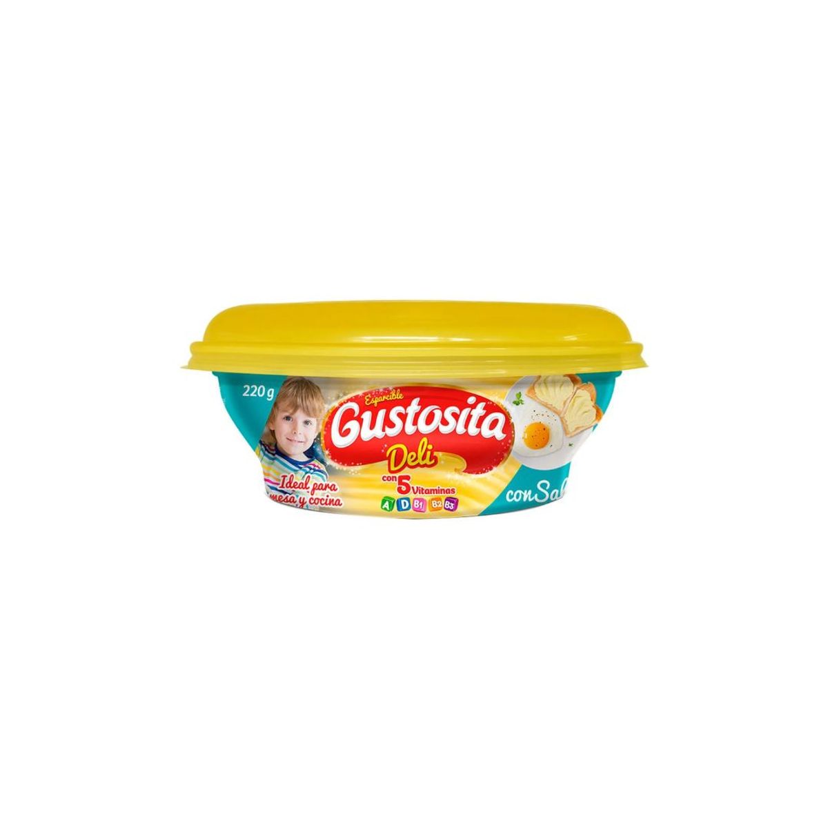 10X Margarina Gustosita Deli x 220 Gramos