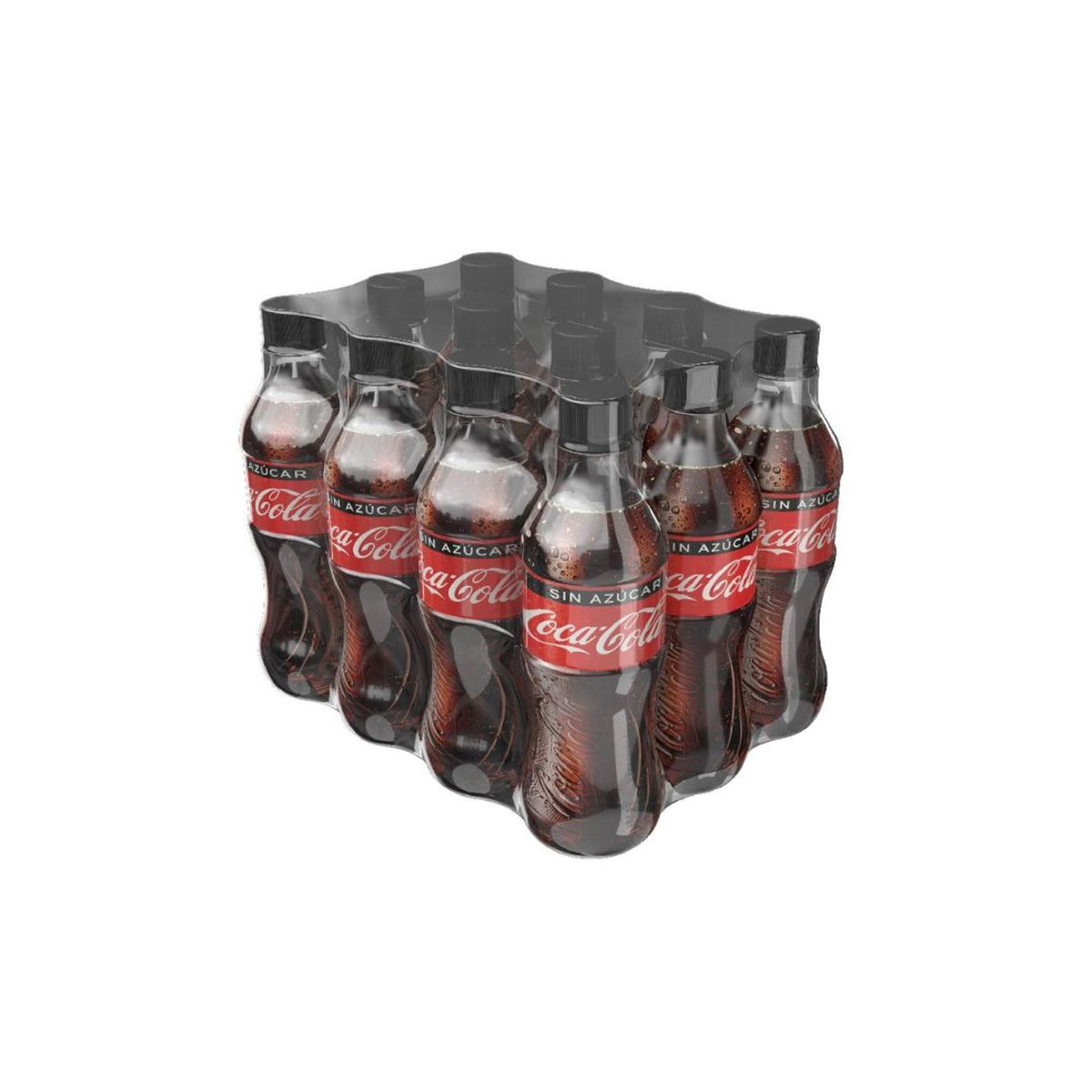 10X Gaseosa Coca Cola Sin Azúcar x 400 Ml x 12 Und Pet
