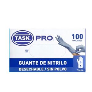 Guante Nitrilo Negro C4 Task Pro Talla S x 100 Und Caja - Caja