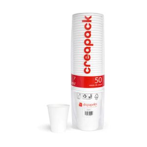 Vaso Creapack Bebidas Calientes 7 Oz x 50 und - Paquete