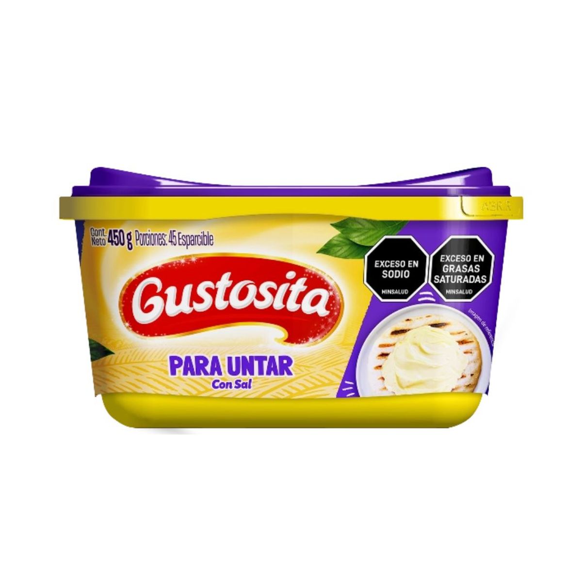 10X Margarina Gustosita Esparcible x 450 Gramos