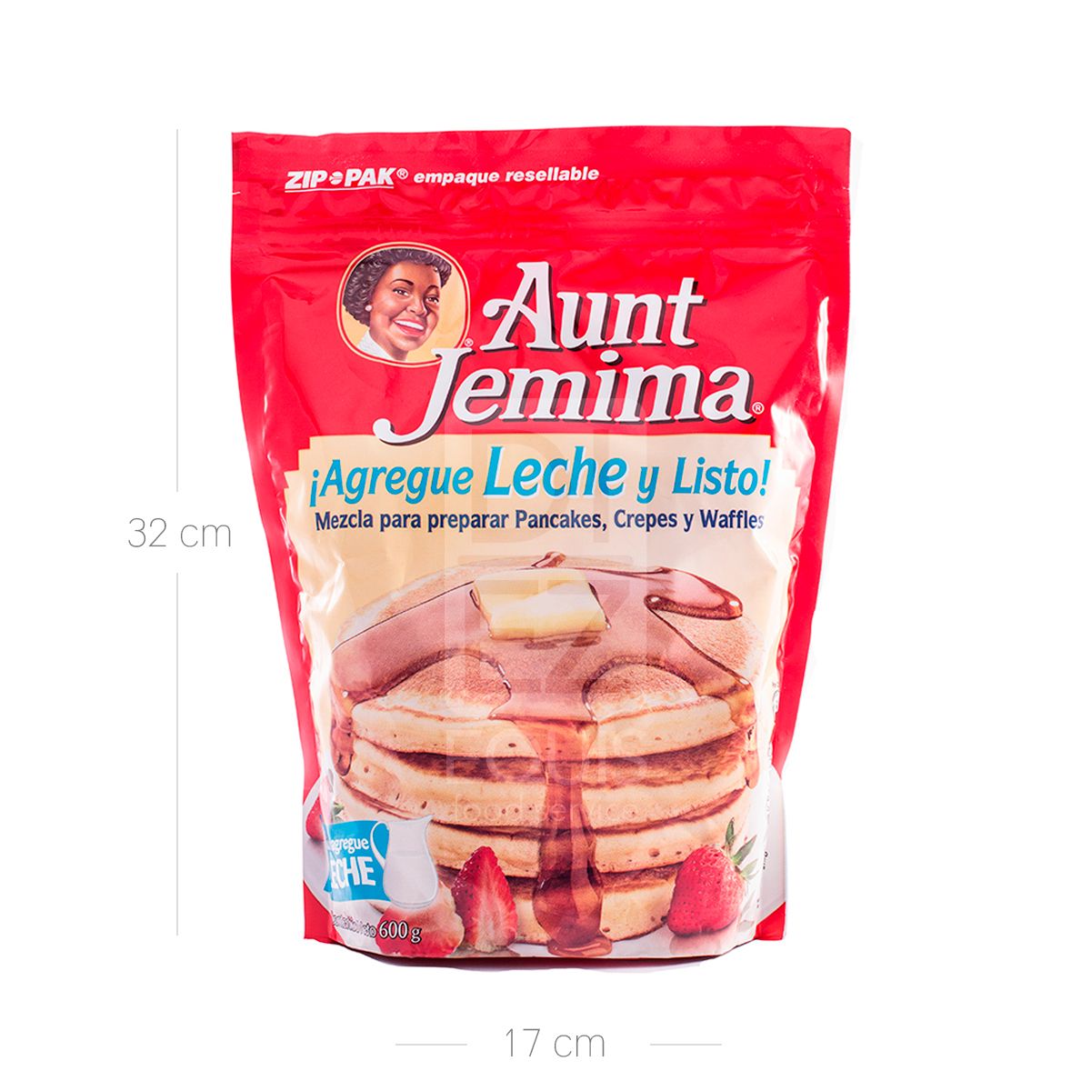10X Harina De Pancake Aunt Jemima Solo Leche x 600 Gr