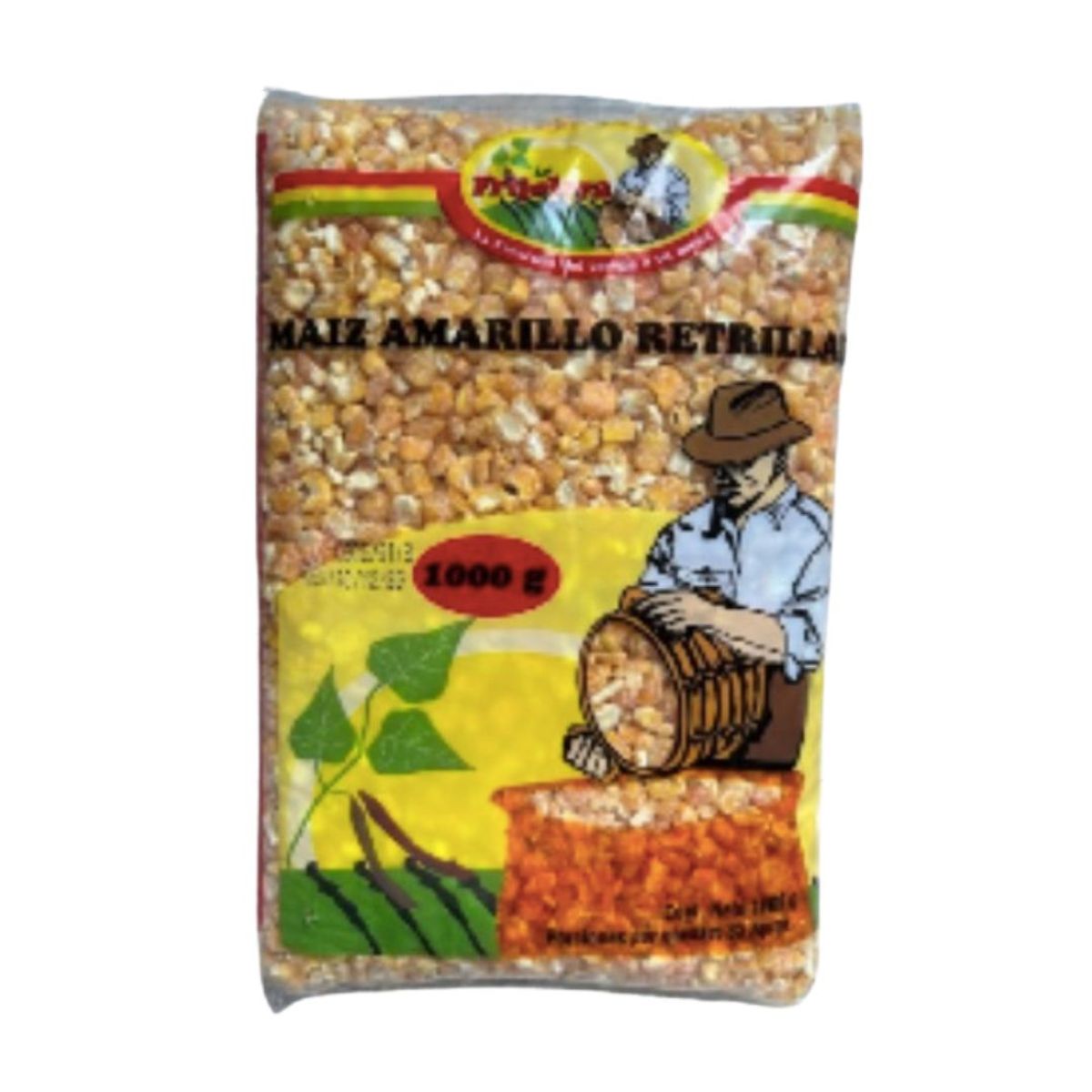 10X Maiz Retrillado Amarillo La Frijolera x 1000 Gr
