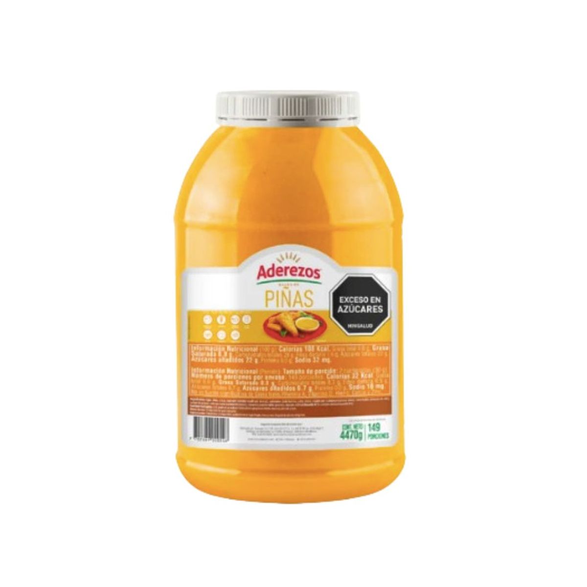 10X Salsa De Piña Aderezos x 4770 Gr Pet