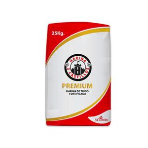 Harina de Trigo Fortificada Premiun 3 Castillos Saco x 25 Kg - Bulto