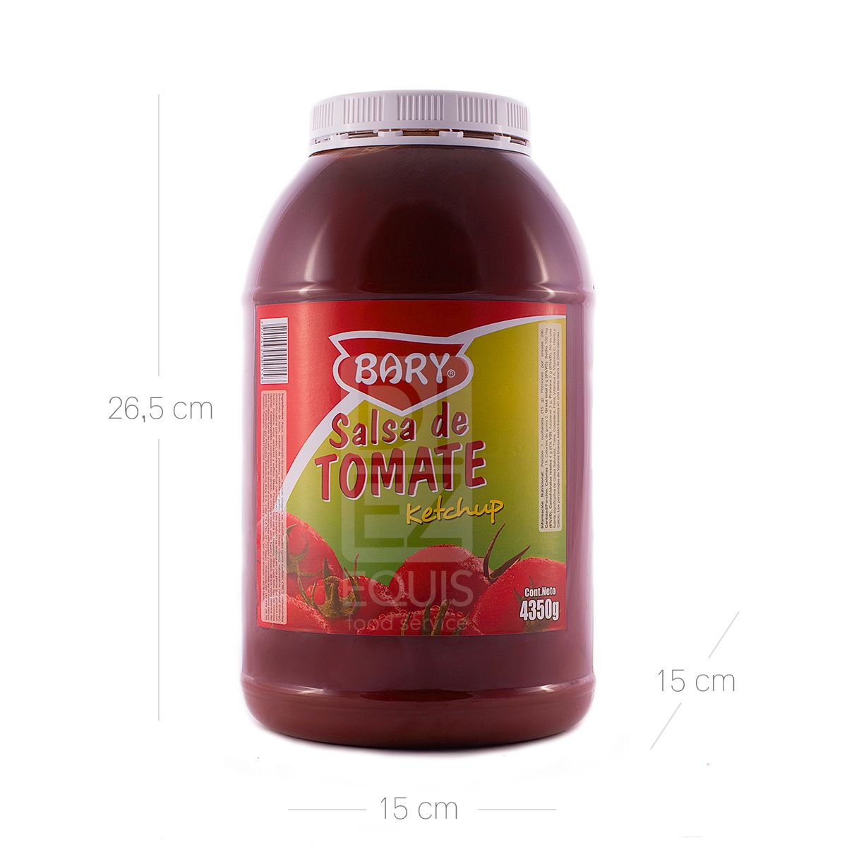 10X Salsa Tomate Bary Galón x 4200 Gr Pet