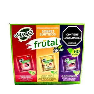 Aromática Frutal Surtida Línea Institucional Jaibel x 60 Und - Unidad