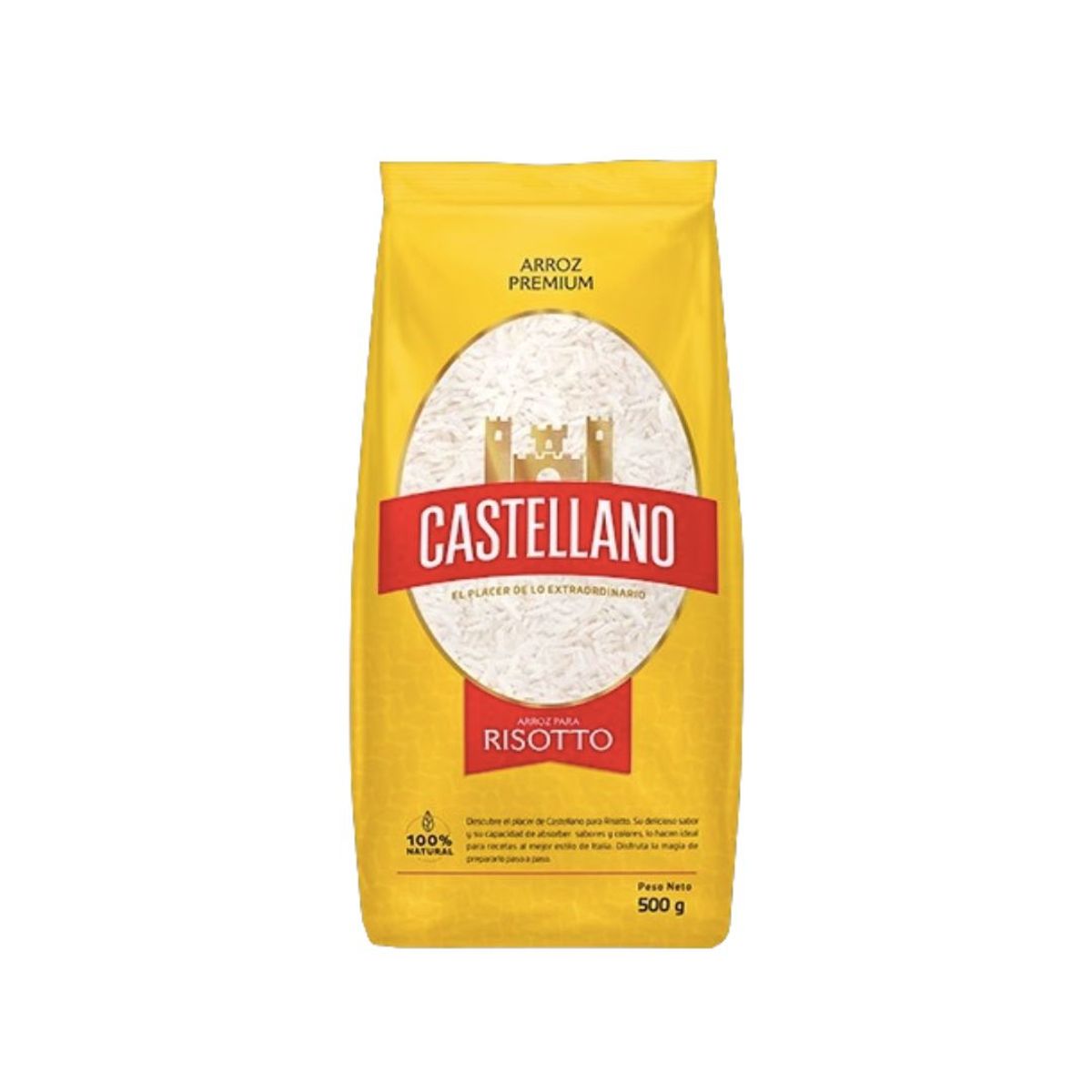 10X Arroz Castellano Risotto x 500 Gramos Bolsa