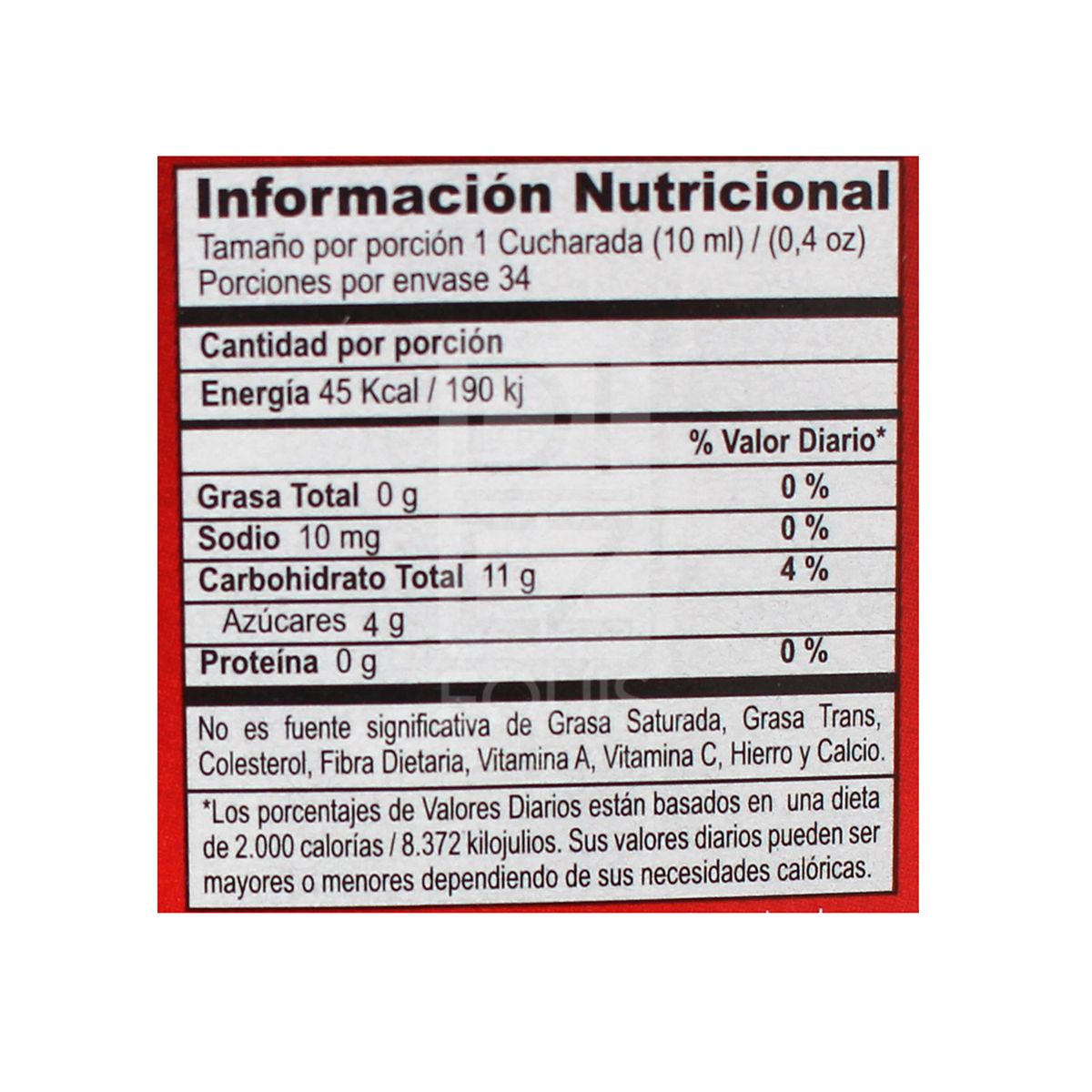 10X Miel Syrup Haz de Oros x 340 Ml Pet