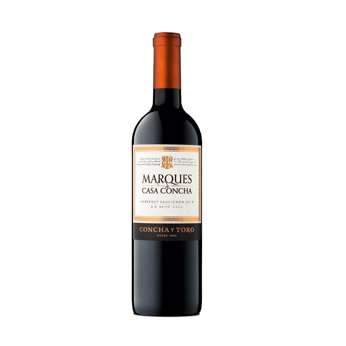 10X Vino Tinto Marqués Cabernet Chileno x 750 Ml