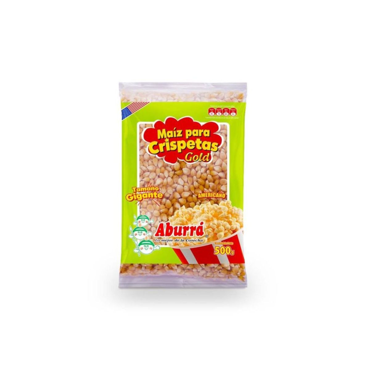 10X Maíz Pira Aburrá x 500 Gr Bolsa