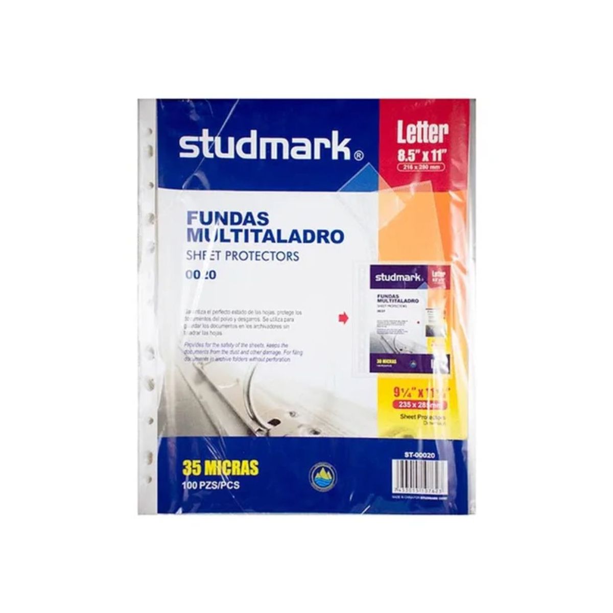 10X Bolsillo Catalogo Studmark Carta x 100 Und