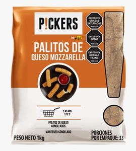 Palitos De Queso Mozarella Apanado McCain x 1 Kg Bolsa - Bolsa