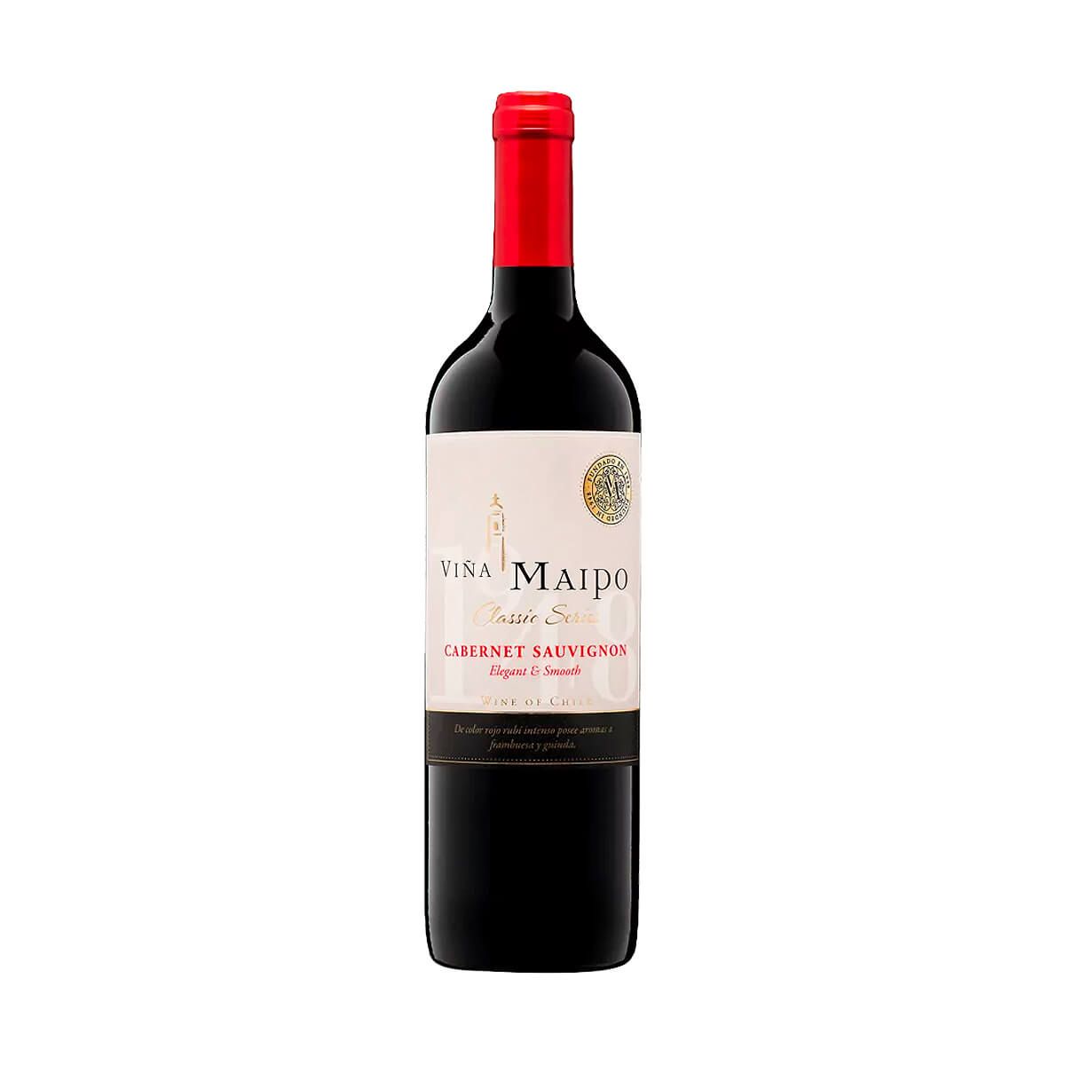10X Vino Tinto Maipo Classic Series Cabernet Sauvignon Chileno x 750 Ml