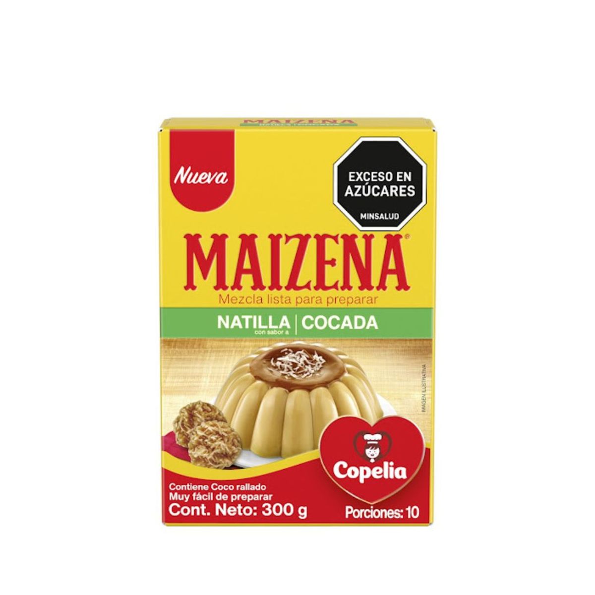 10X Maizena Natilla Cocada x 300 G Cajita