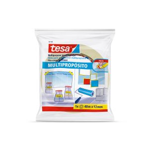 Cinta Enmascarar Tesa 1/2 X 40 Metros 12Mm X 40 Metros Tesa - Unidad