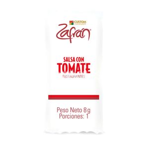 Salsa Tomate Zafrán Restaurantes Sachet x 8 Gr Bolsa 120 Und - Bolsa