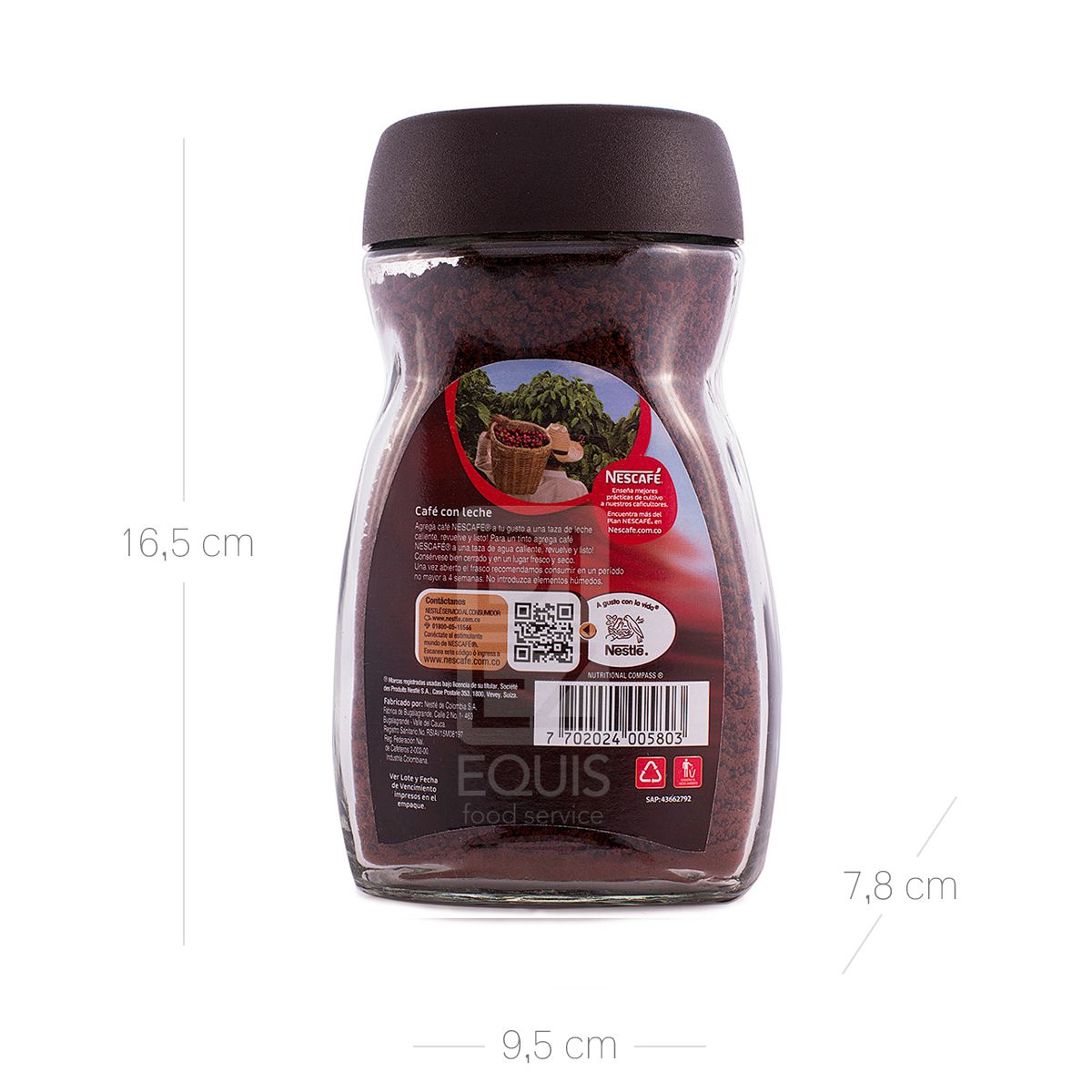 10X Café Nescafe Tradición Soluble x 170 Gr Vidrio