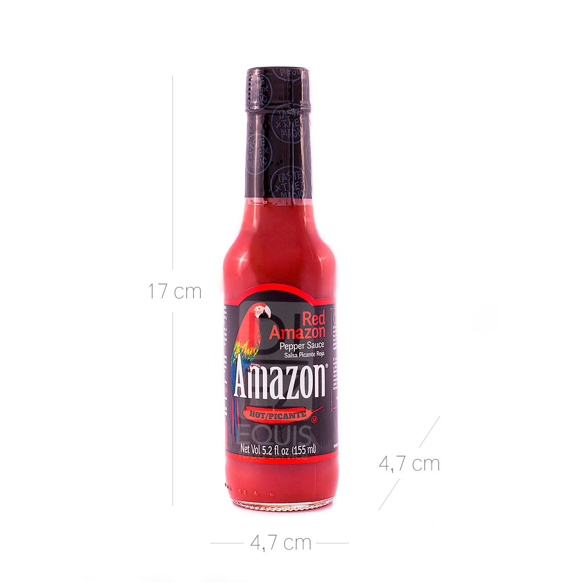 10X Salsa Amazon ROJA Picante x 155 Ml Vidrio