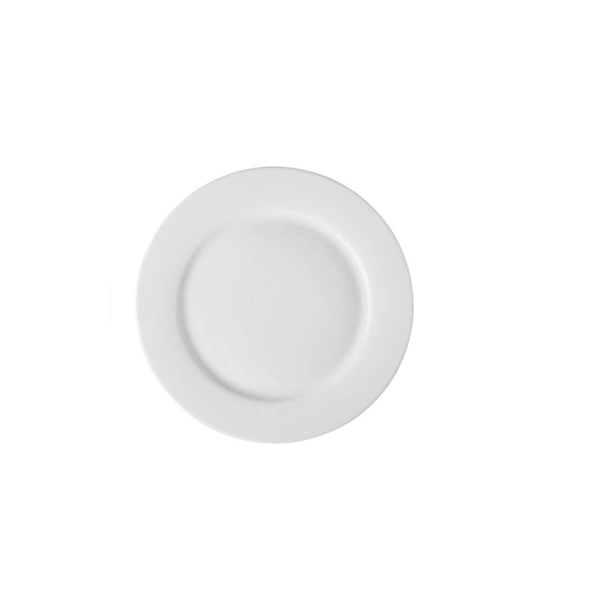 10X Plato Jumbo De Porcelana 18.6 Cm Corona Actualite Blanco x 1 Und
