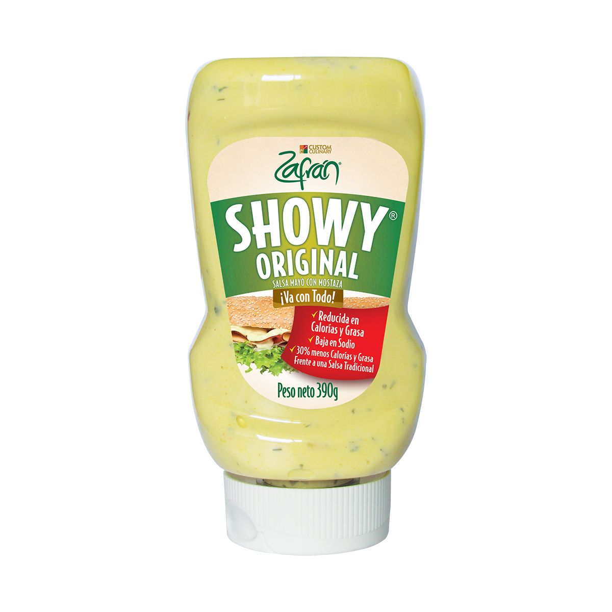 10X Salsa Showy Original Zafrán x 390 Gr Pet