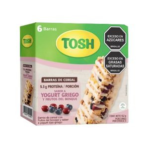 Barra De Cereal Yogurt Proteína Tosh x 23 Gr x 6 Unds - Caja
