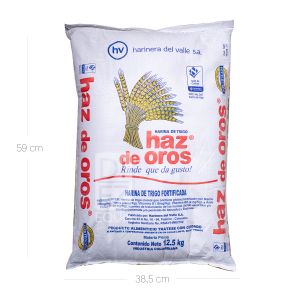 Harina de Trigo Tradicional Haz de Oros Saco x 12.5 Kg - Bulto