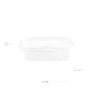 Contenedor Transparente Tapa Plana Sello Plus 8 Oz x 200 und - Caja