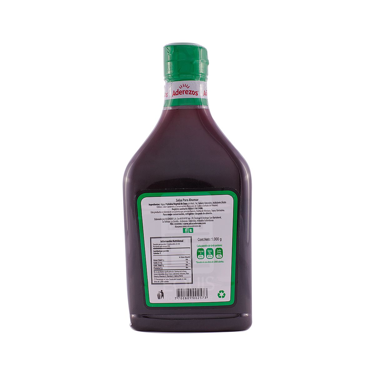 10X Salsa Humo Aderezos x 1000 Gr Pet