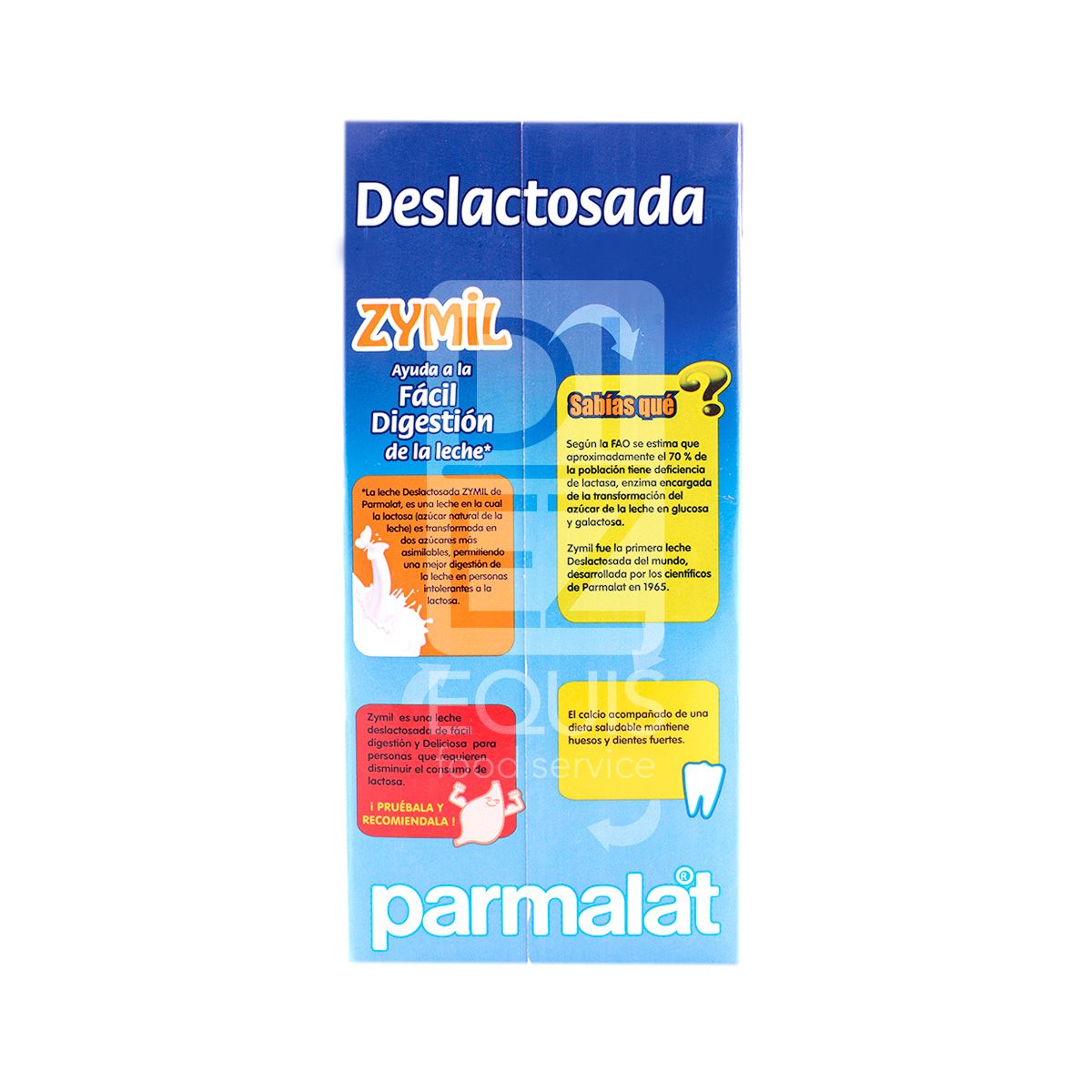 10X Leche UHT Zymil Deslactosada Parmalat x 900 Ml Caja Tetrapack