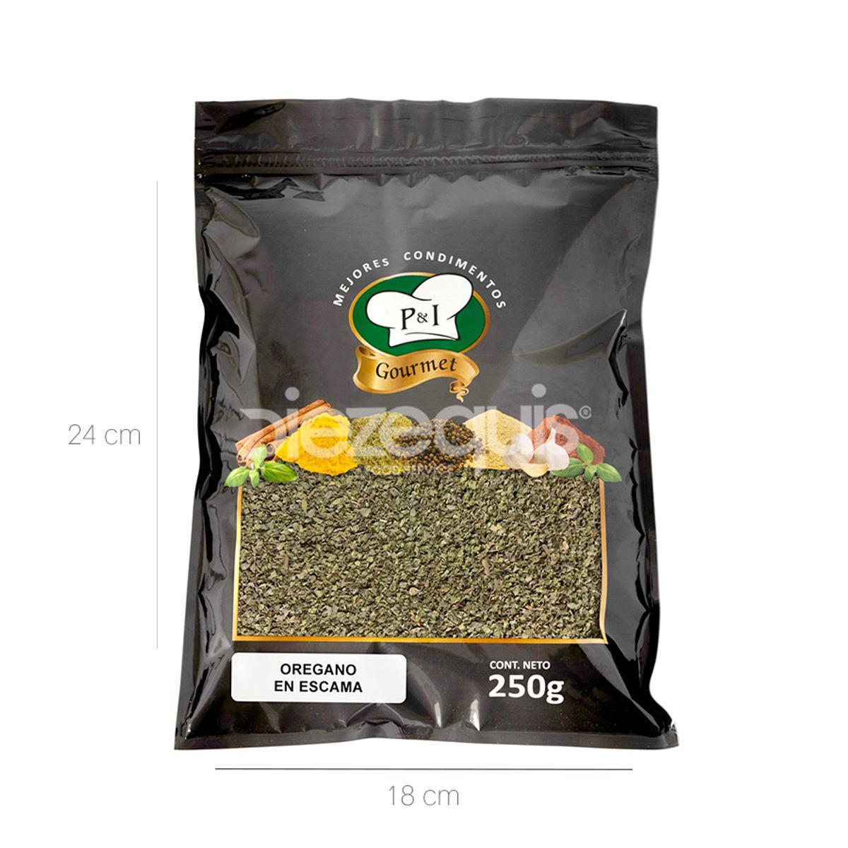 10X Oregano En Escama PI x 250 Gr Bolsa