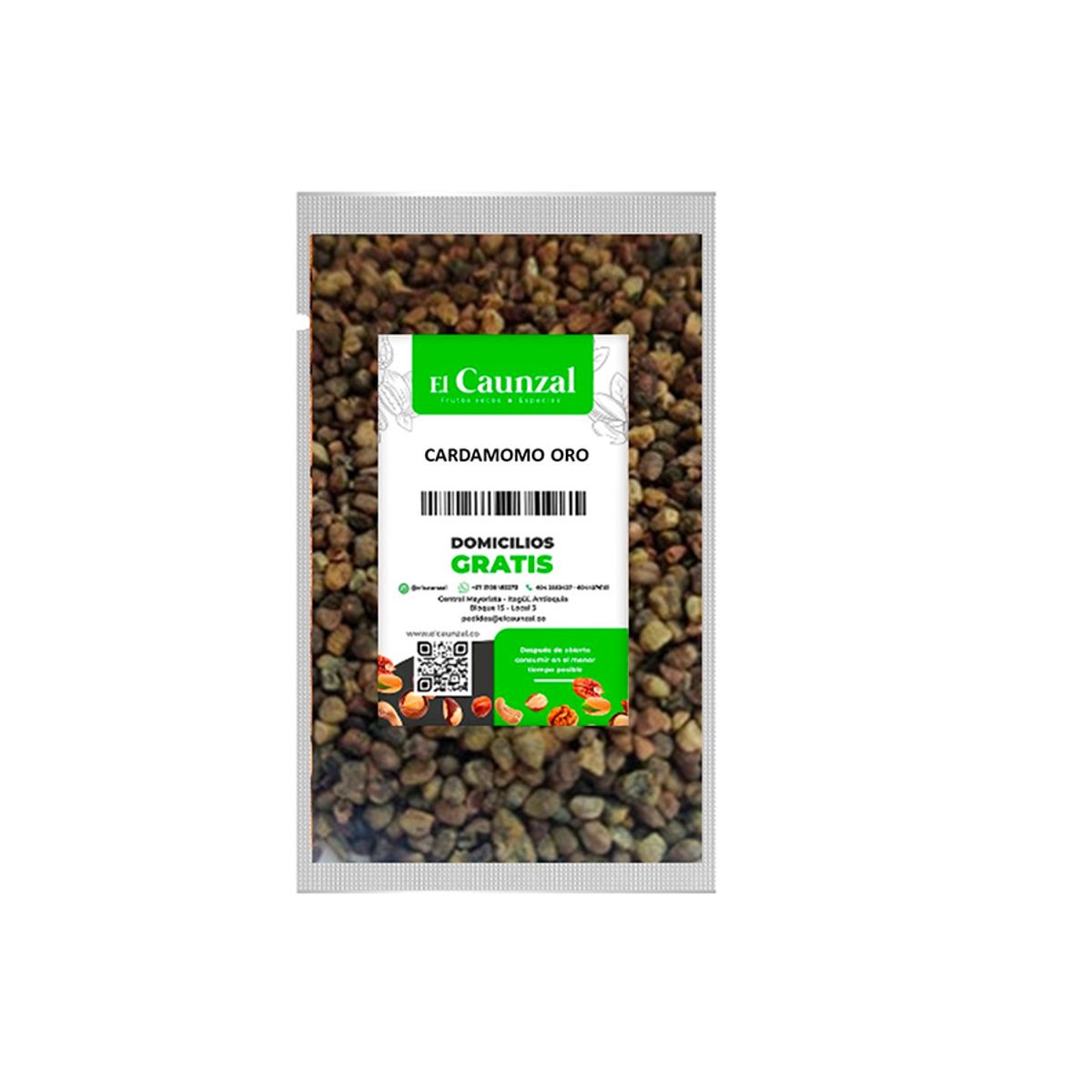 10X Cardamomo Oro El Caunzal x 500 Gr Bolsa