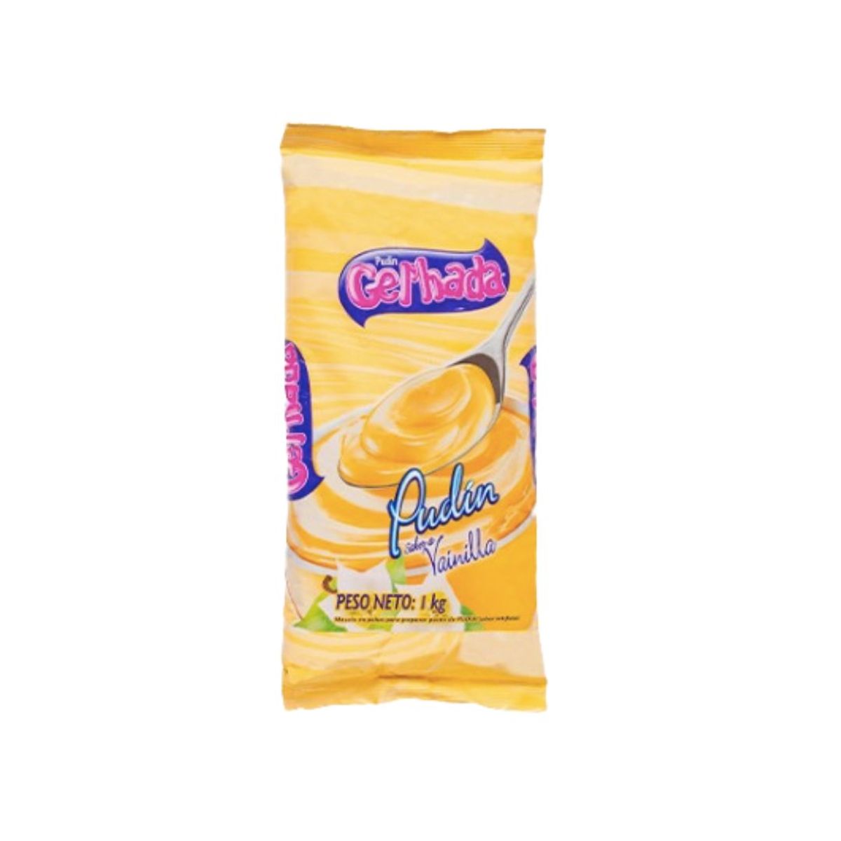 10X Pudin Vainilla Gel Hada x 1000 Gr