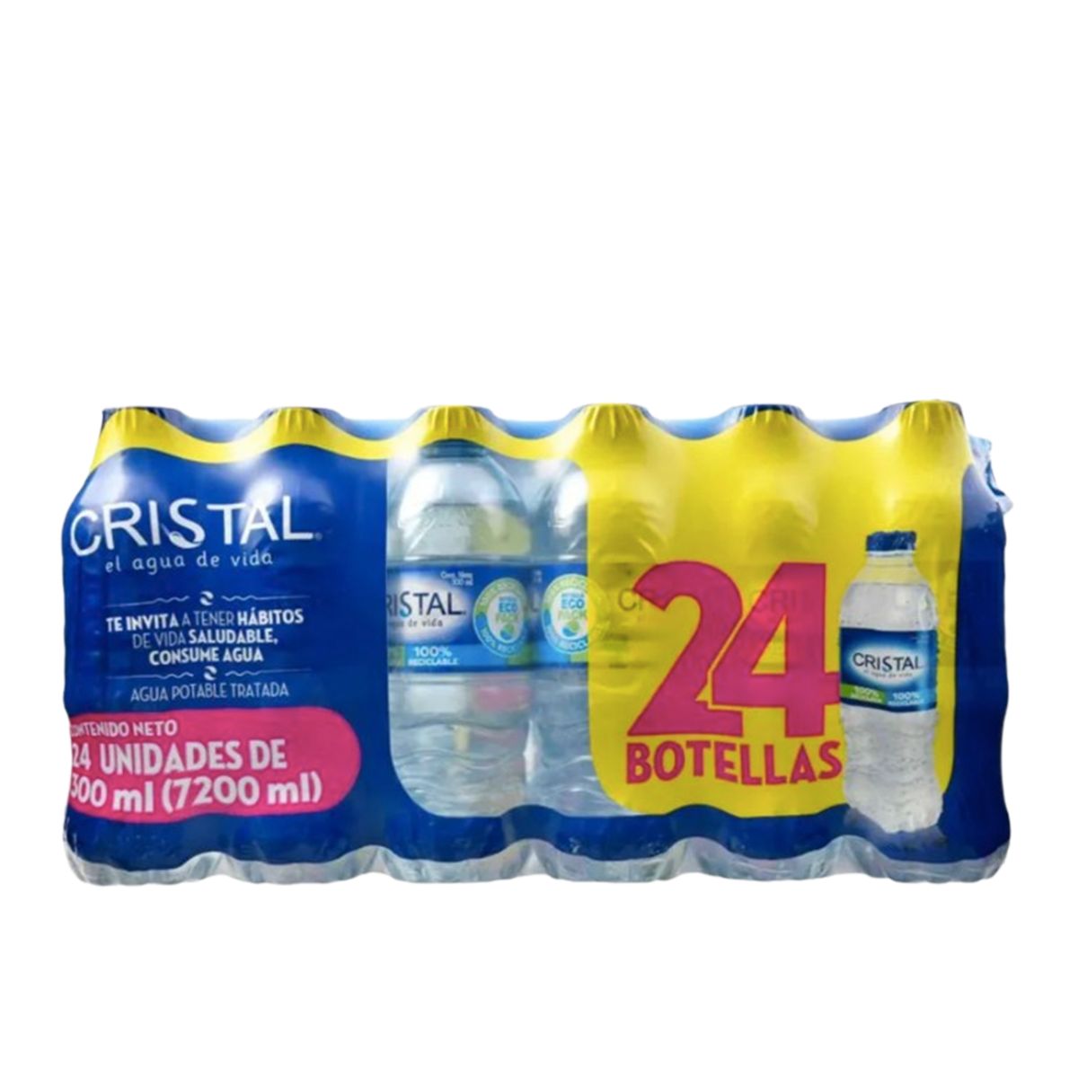 10X Agua Cristal x 300 Ml x 24 Und Pet