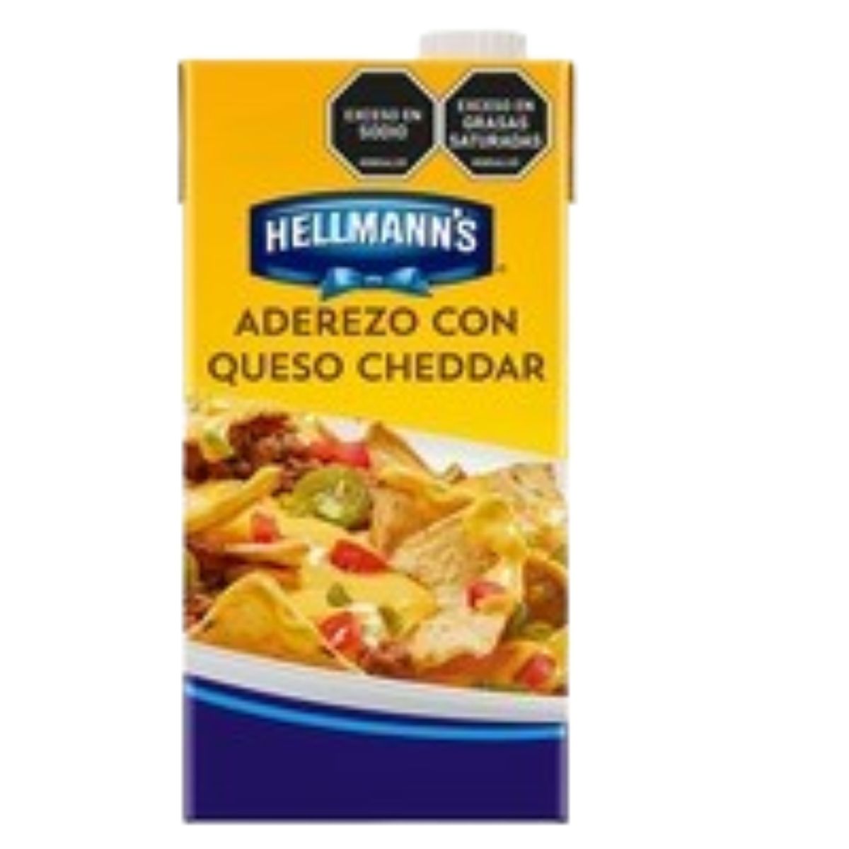 10X Aderezo Queso De Cheddar Cremosito Hellmanns x 1000 Gr Cajita