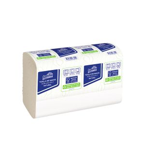 Toalla Mano Doblada Z Natural 73554 HT Doble Conforsec Equilibrio Tork x 150 Und (73549) - Paquete