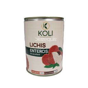 Lychees Enteros En Almibar Koli x 567 Gr Lata - Unidad